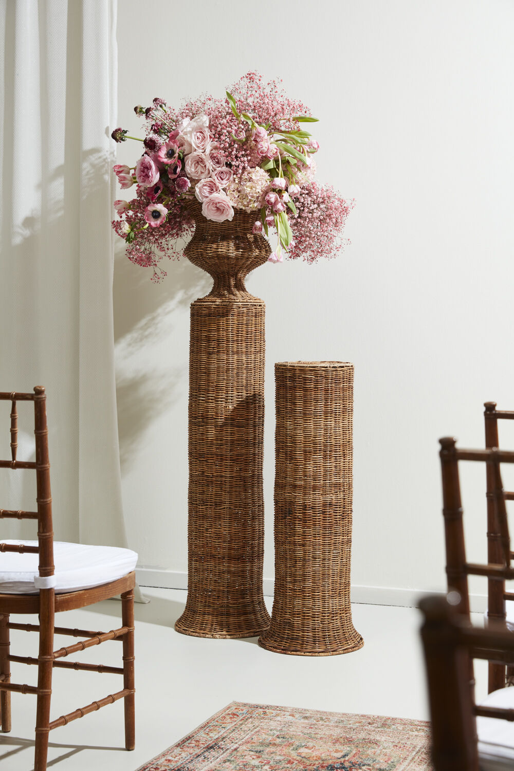 Melita Rattan Pedestal