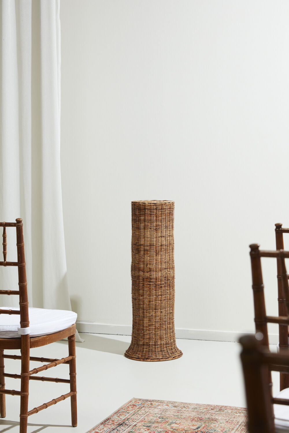 Melita Rattan Pedestal