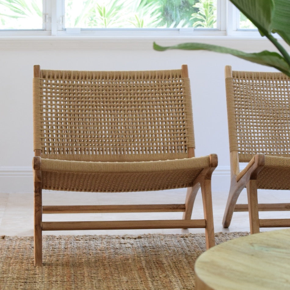 Natural Rope Accent Chair