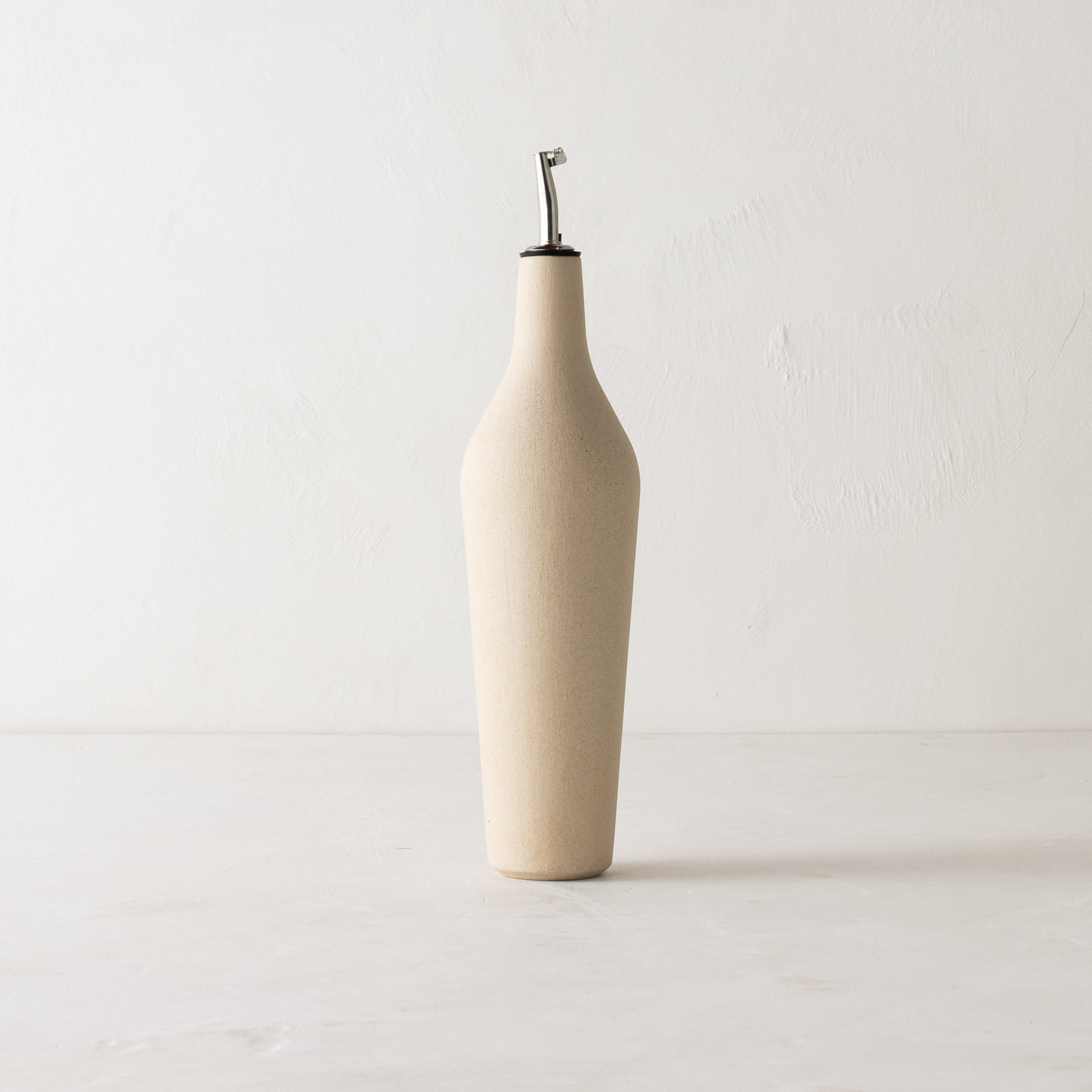 Minimal Oil Cruet | Raw Stoneware