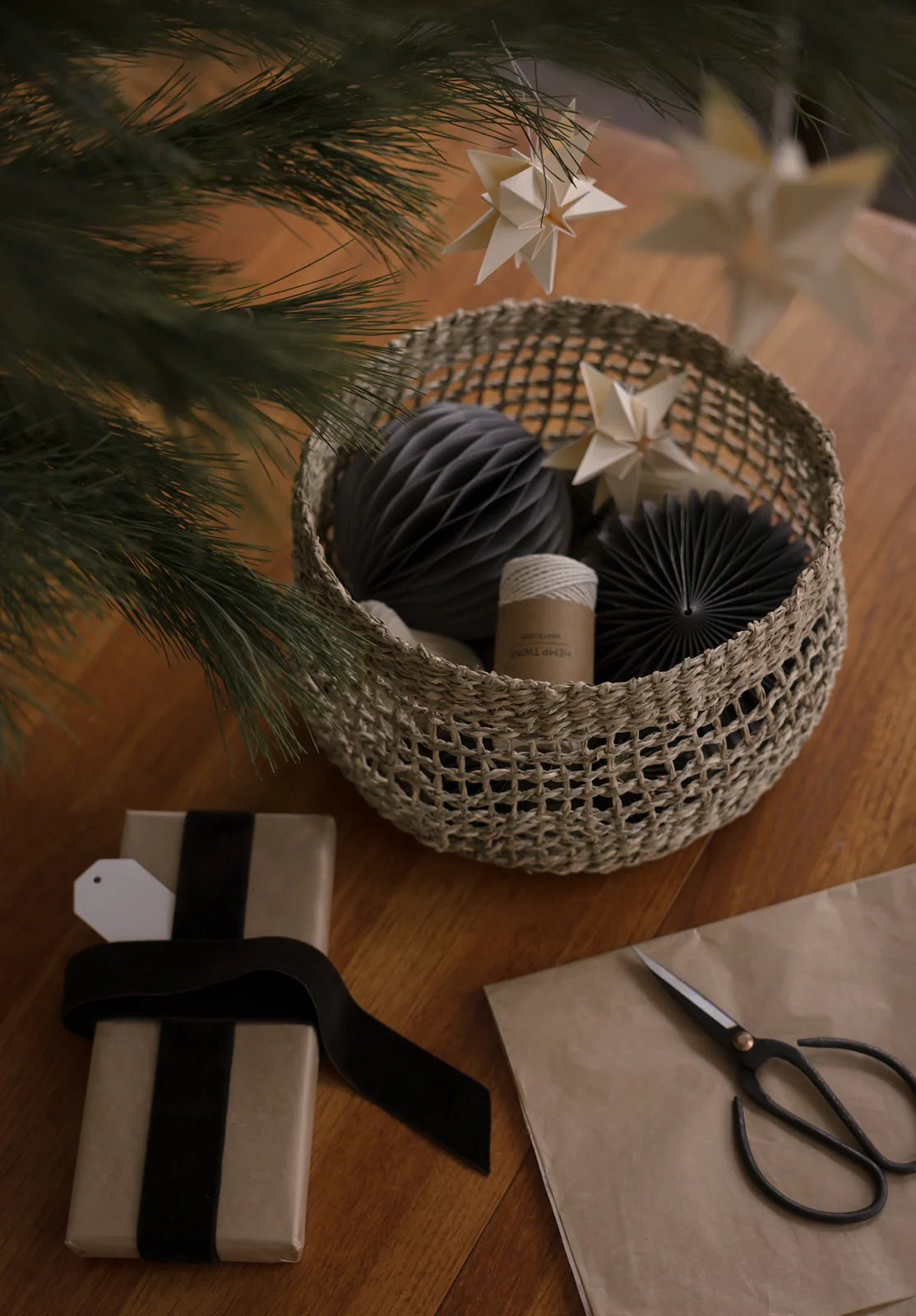 Siwa Round Seagrass Basket