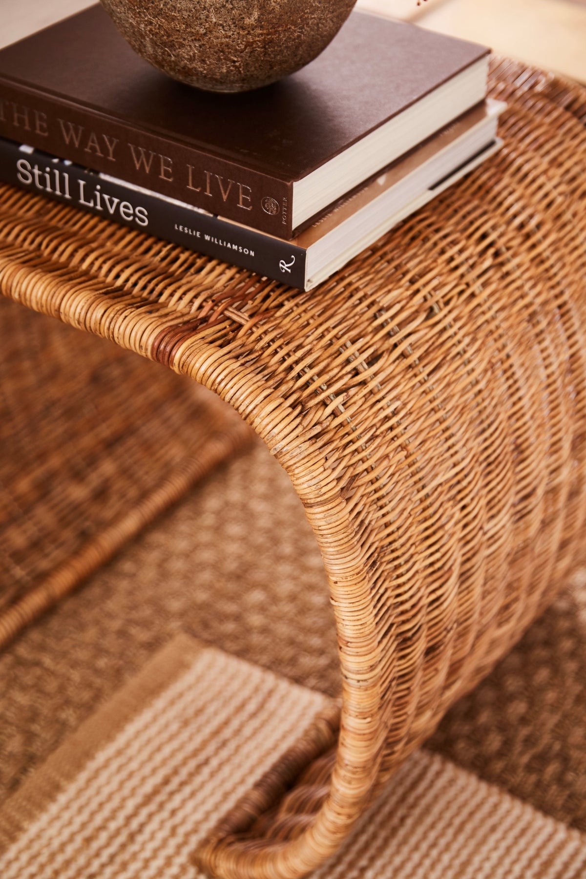 Healdsburg Wicker Side Table