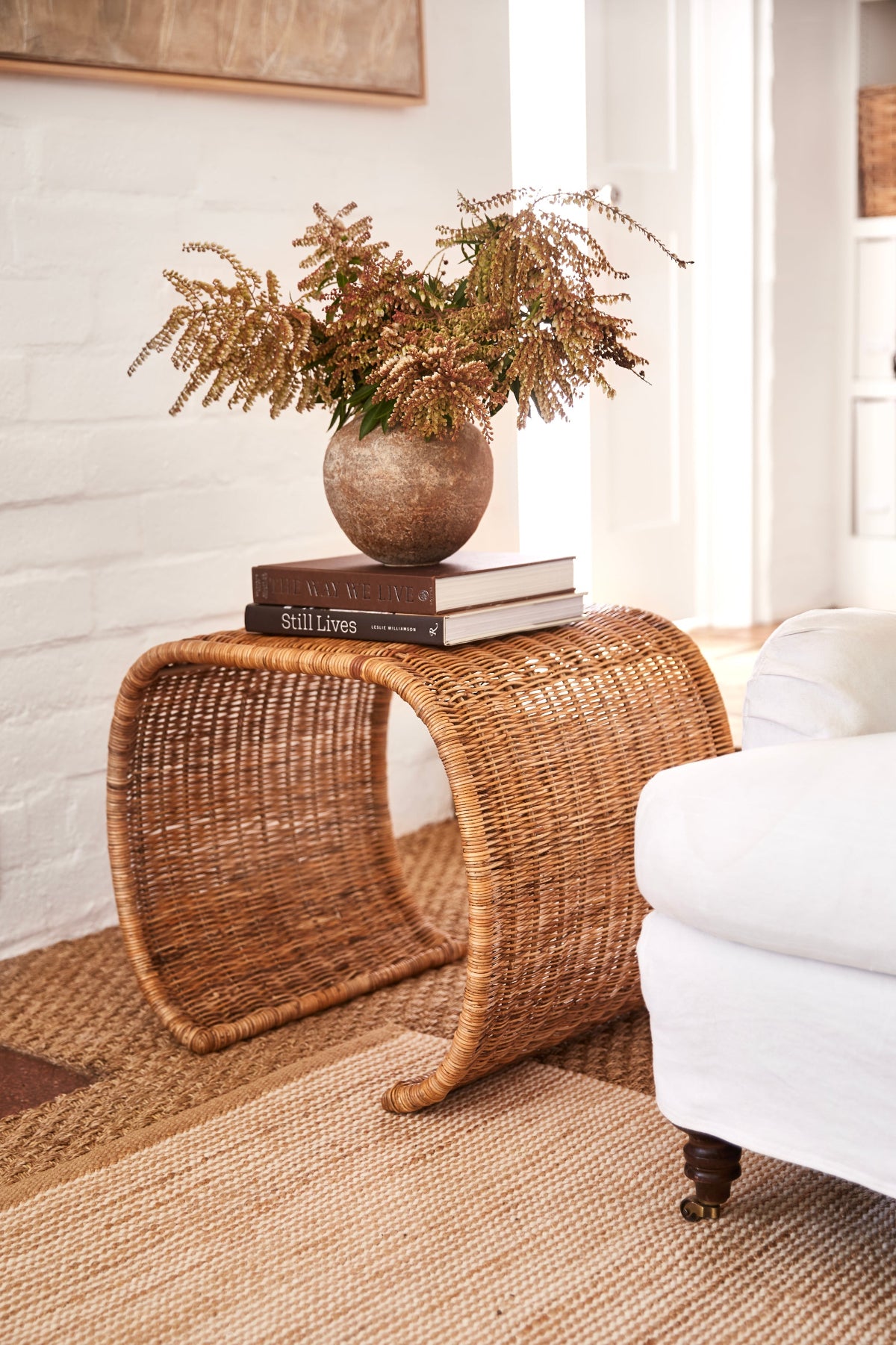 Healdsburg Wicker Side Table