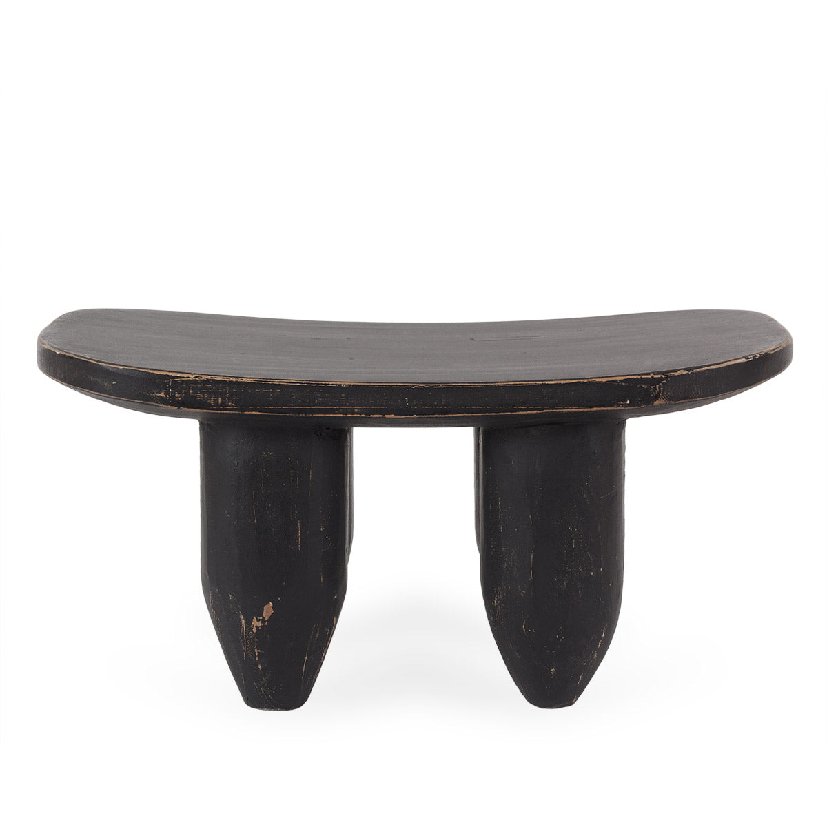 Senufo Elm Stool Small | Black