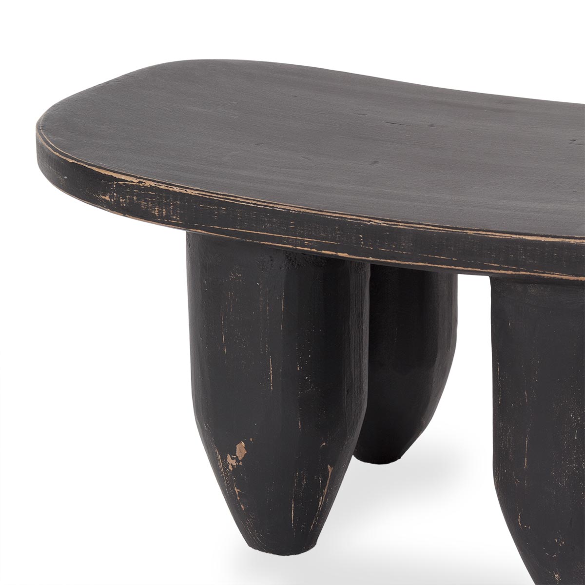 Senufo Elm Stool Small | Black