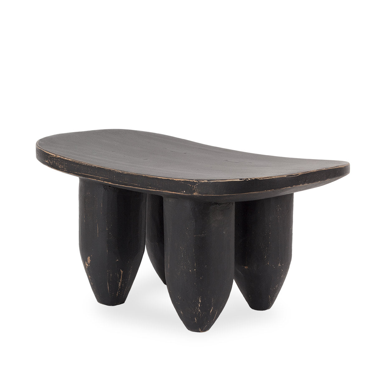 Senufo Elm Stool Small | Black