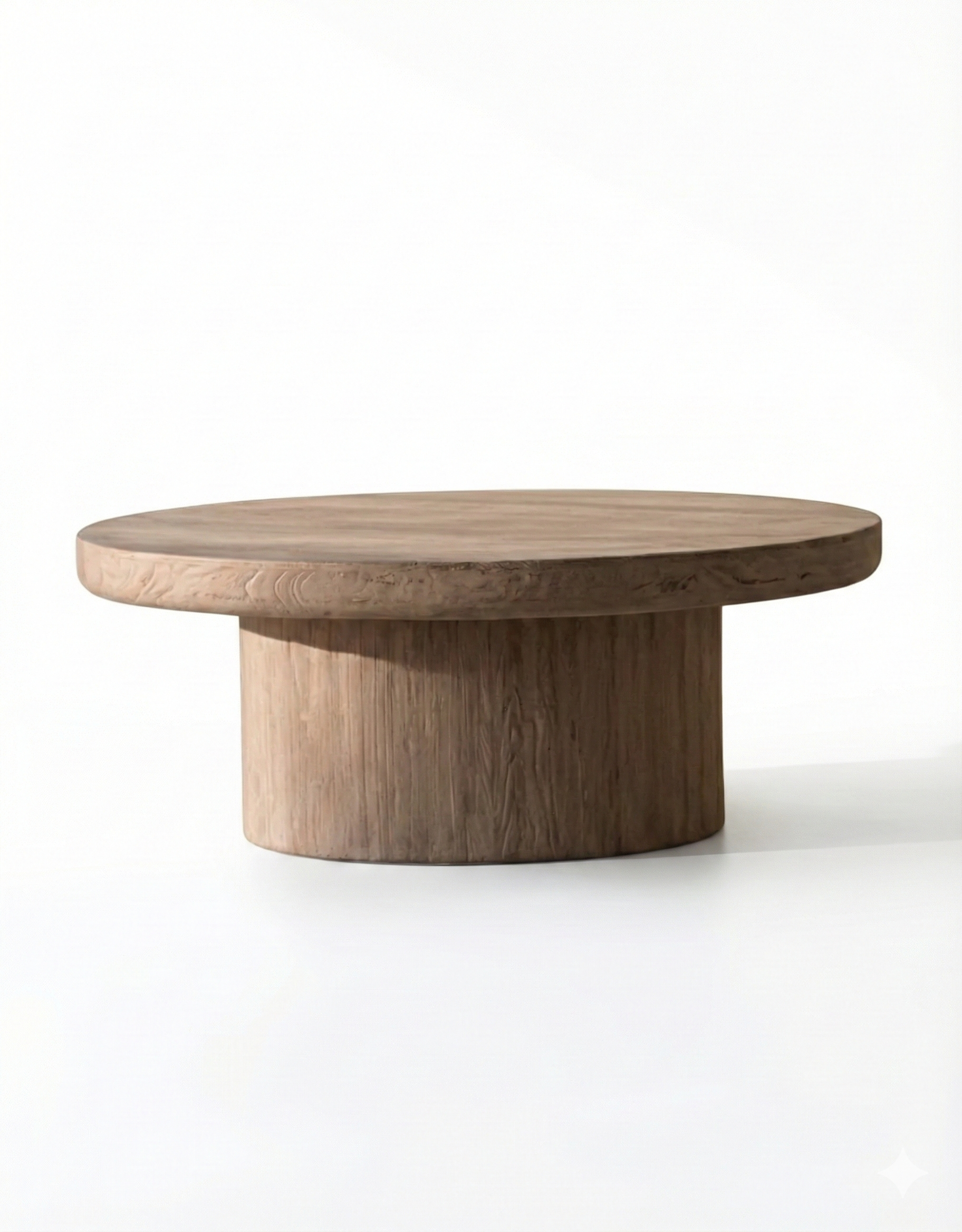 Sierra Round Elm Coffee Table