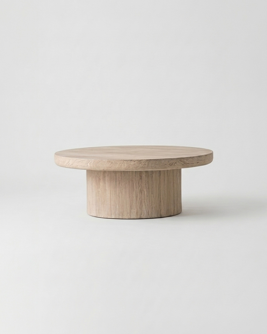 Sierra Round Elm Coffee Table
