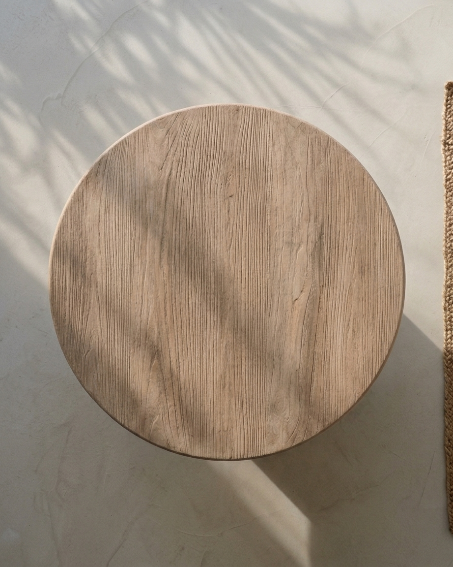 Sierra Round Elm Coffee Table