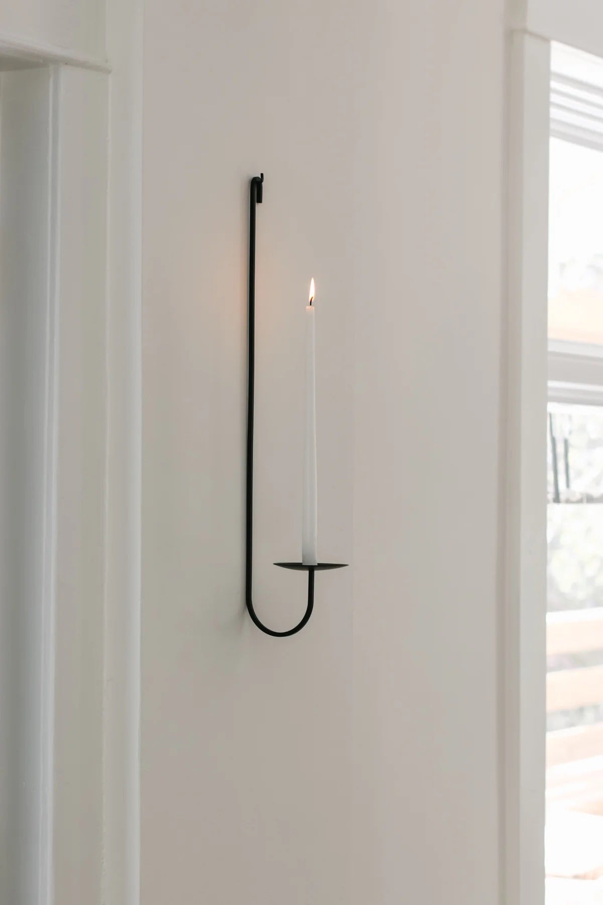 Single Arm Candle Wall Sconce