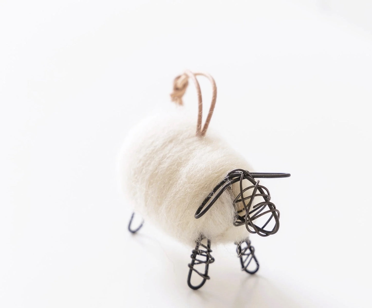 Tiny Sheep Ornaments | Set of 2