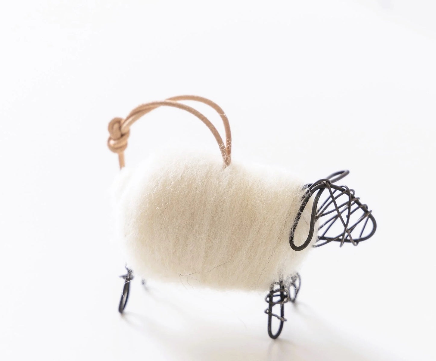 Tiny Sheep Ornaments | Set of 2