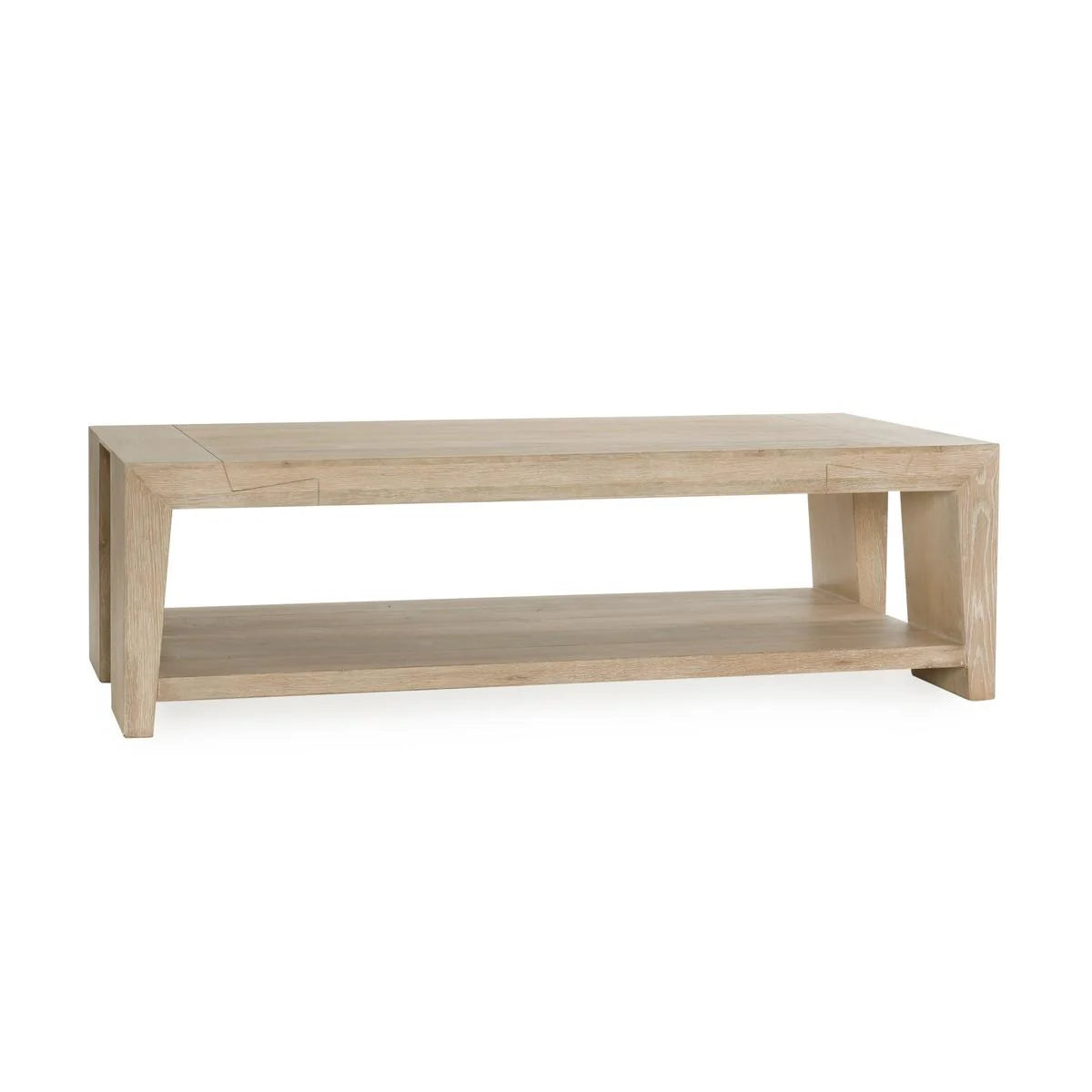 Troy Reclaimed Oak Coffee Table | Aged Cream