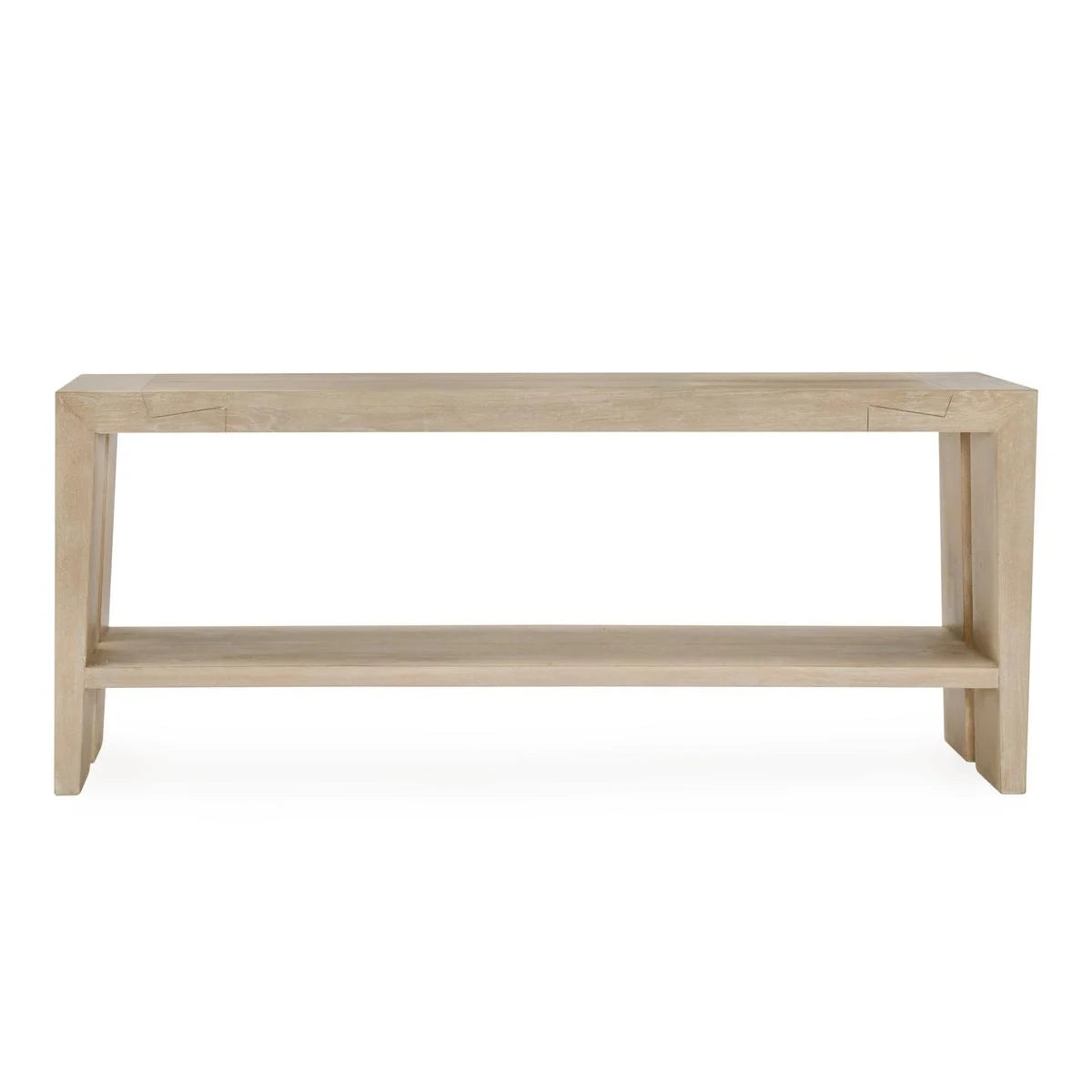 Troy Reclaimed Oak Console Table | Aged Cream