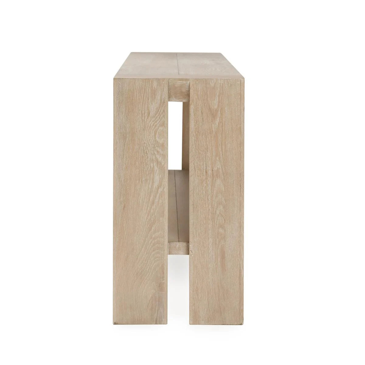 Troy Reclaimed Oak Console Table | Aged Cream