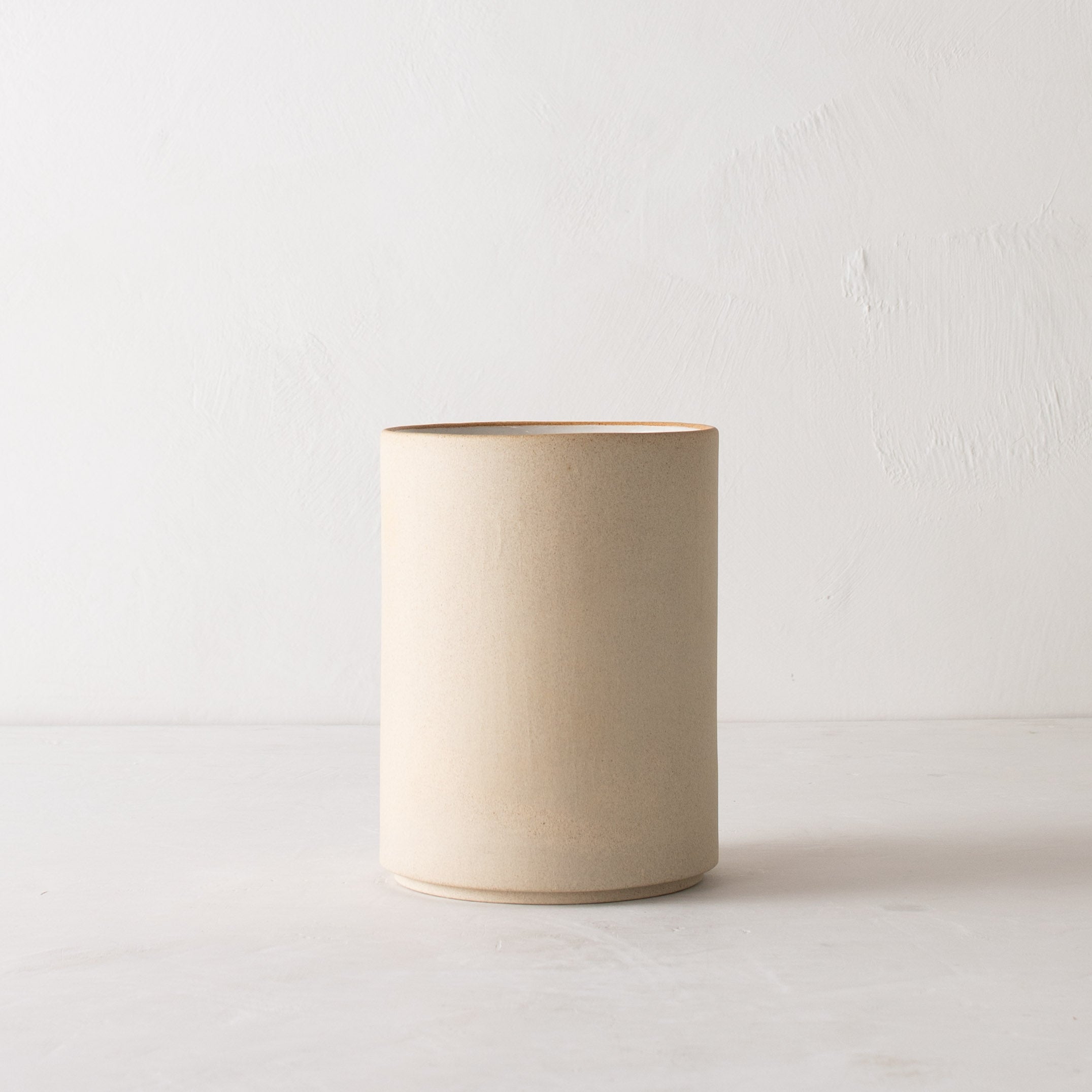 Minimal Utensil Crock | Raw Stoneware