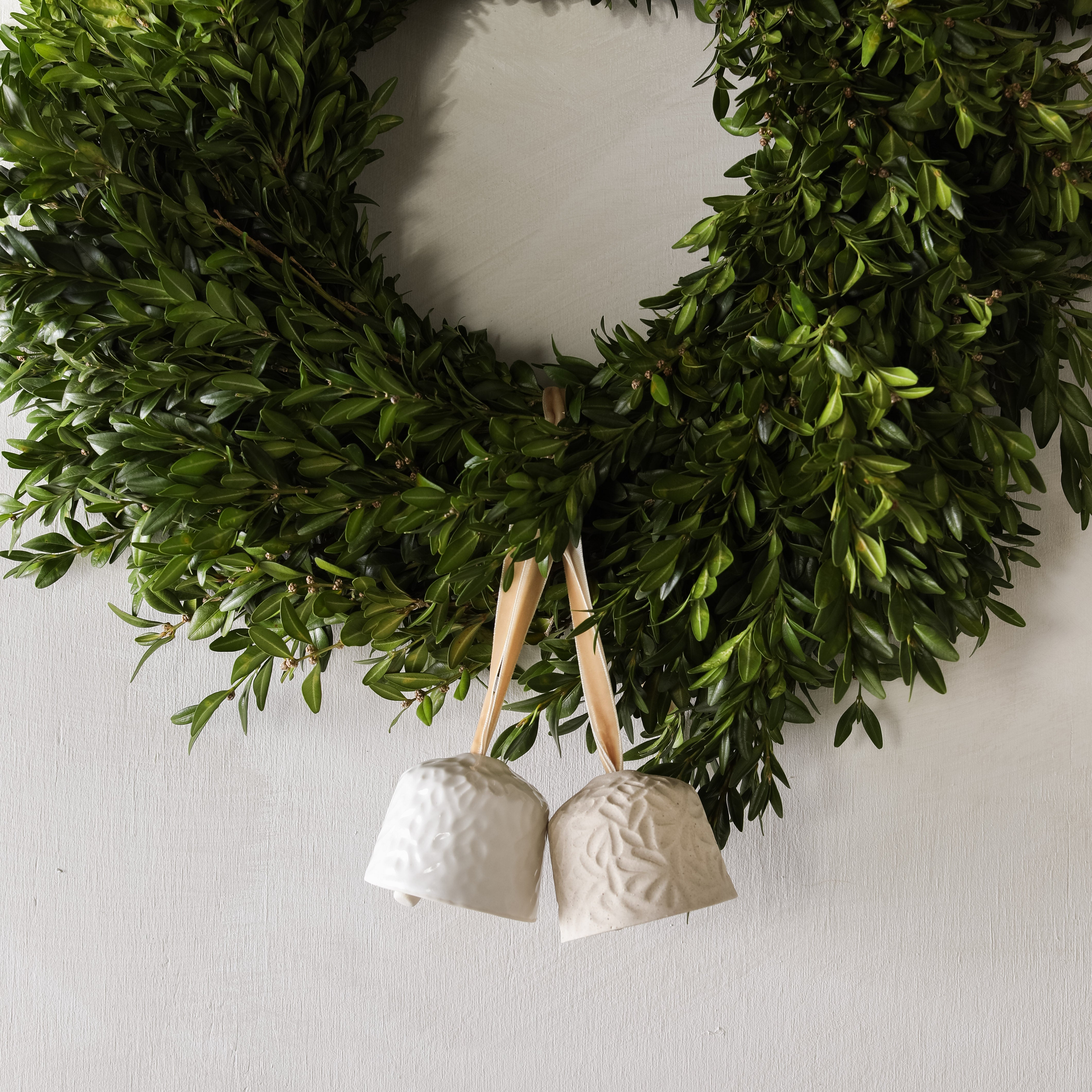 Boxwood Bell Ornaments No. 2 | Set of Two