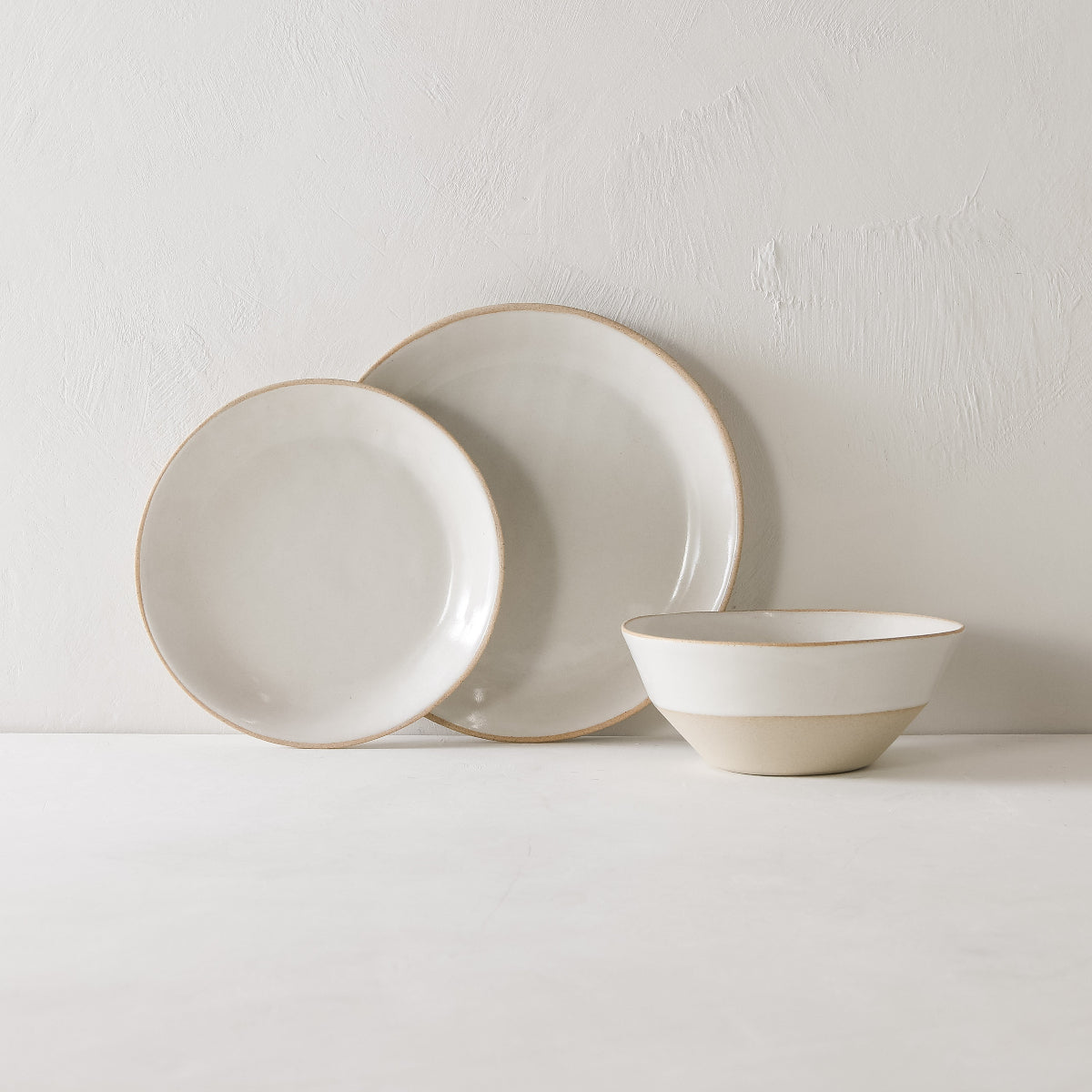 Minimal Dinnerware 3-Piece Set | Stoneware