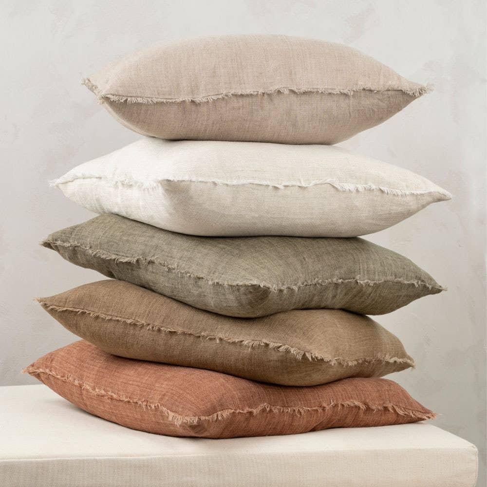 Lina Linen Pillow | Shadow