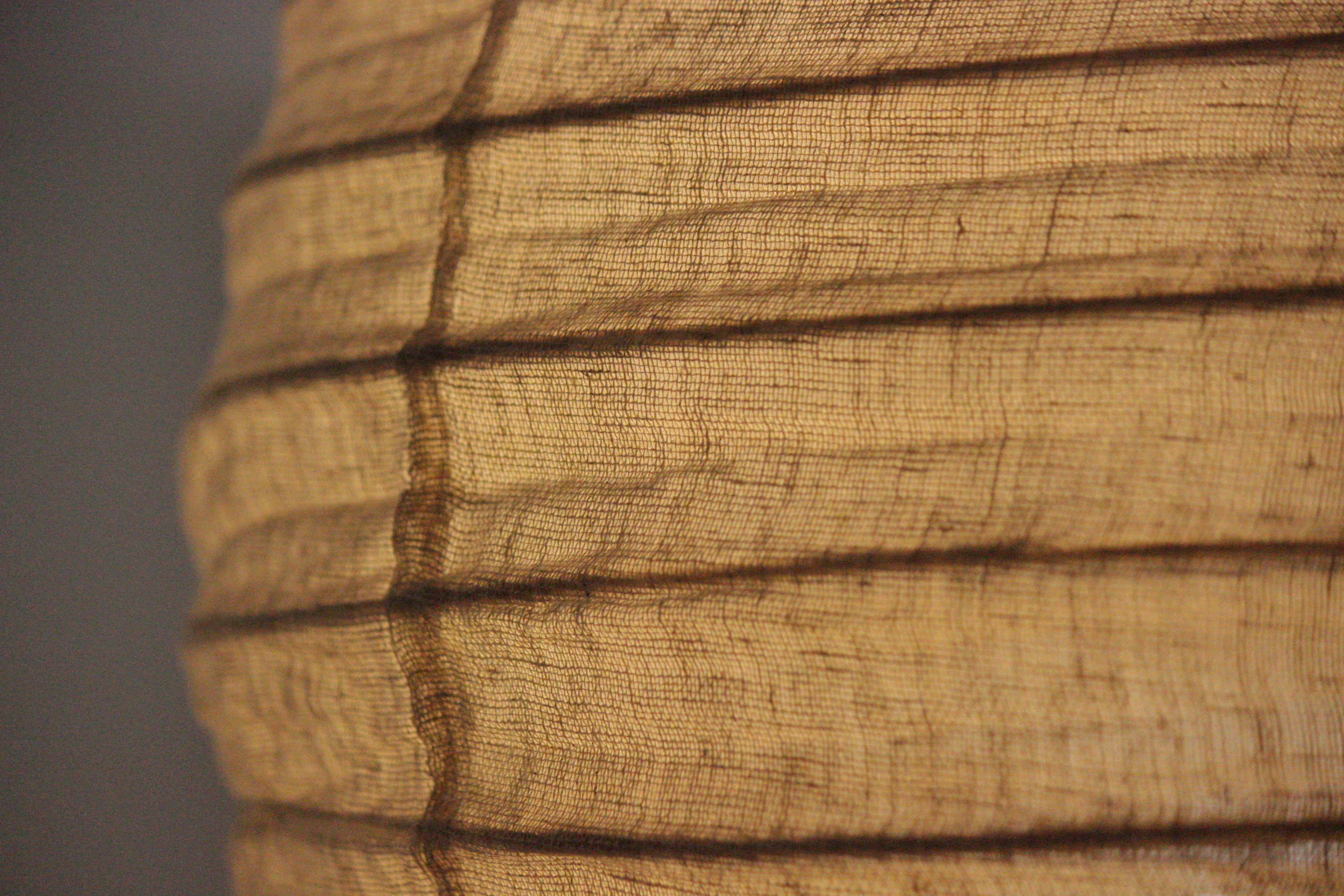 Linen Round Pendant Light | Ivory