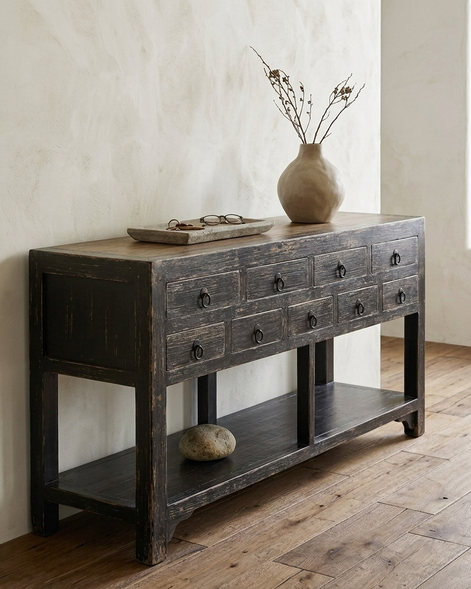 Antique Rustic Sideboard
