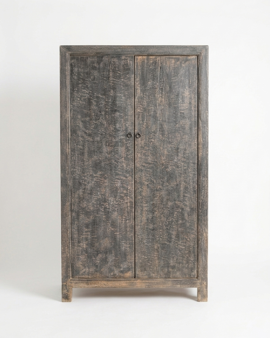 Sloane Black Elm Armoire