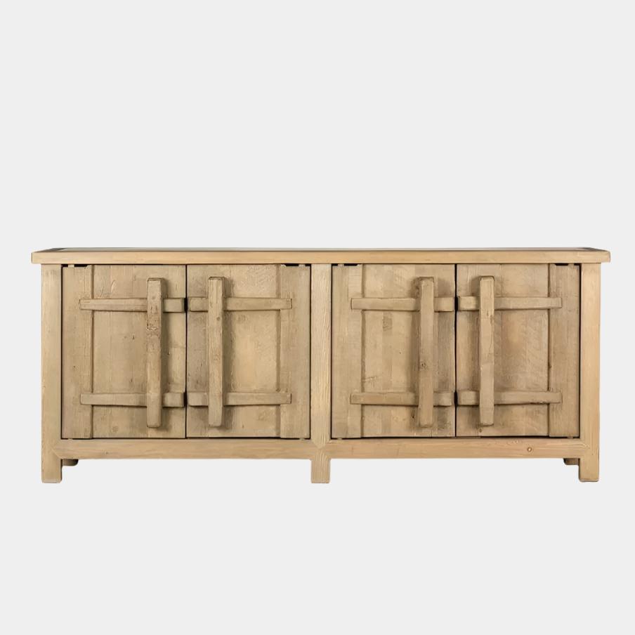 Four Door Elm Cabinet