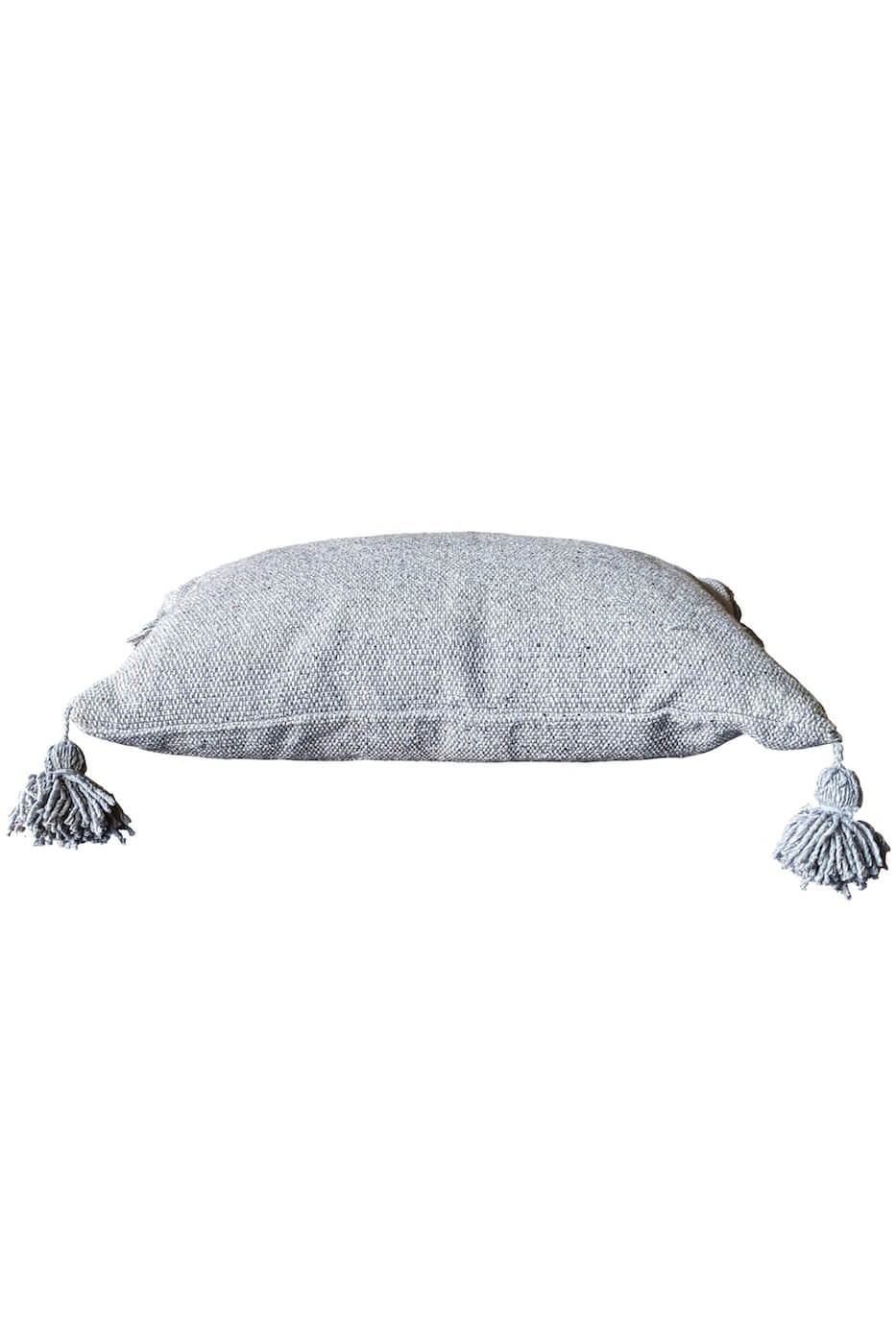 Moroccan Linen Pillow - Grey